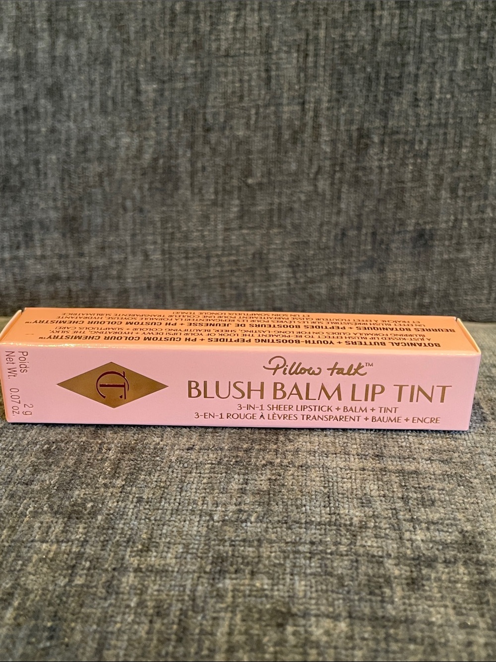 New Pillow Talk Brush Balm Lip Tint by Charlotte Tilbury